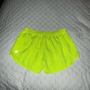 Neon lulu reflective shorts